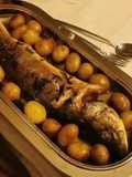 Peixe Assado com Batatinhas