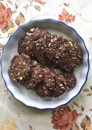 Foto resep Oatmeal Double Choco Cookies