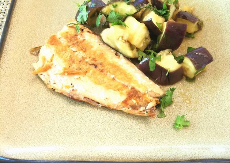 Recipe of Favorite Steamed Aubere with Spicy Asian Dressing