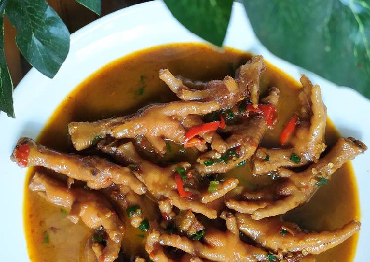 Resep Ceker Pedaz Manis ❤️ Anti Gagal