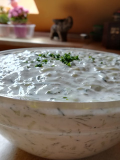 Tzatziki saláta recept fotója