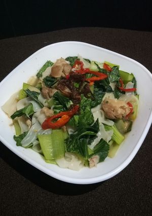 Foto resep Pokcoy kwetiau #bikinramadhanberkesan