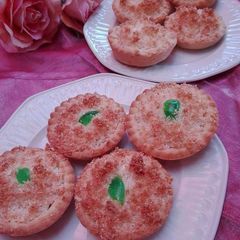 Coconut tarts A picture of Coconut tarts.