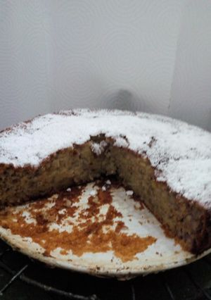 Una foto de Torta económica de bananas