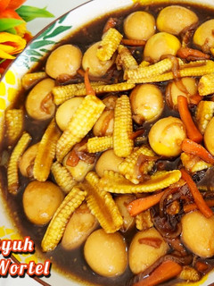 Foto resep Tumis Telur Puyuh Putren Wortel