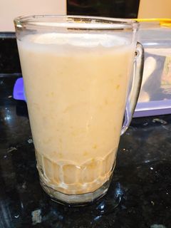 Foto resep Ice infuse banana 🥛 milk