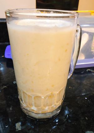 Foto resep Ice infuse banana 🥛 milk
