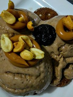 Una foto de HELADO De Nueces de Macadamia y Dulce de Leche...!🎅🎅🎅