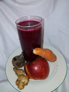 A picture of Beetroot juice.