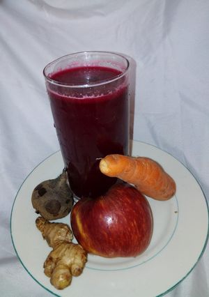 A picture of Beetroot juice.