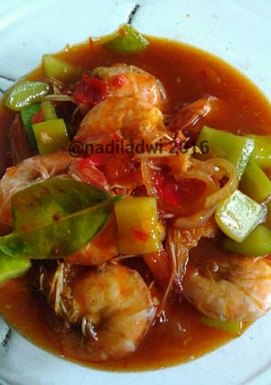 Foto resep Udang saus Padang