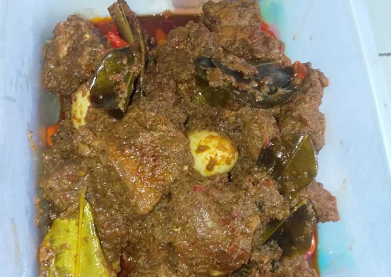 Rendang daging sapi