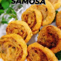 A picture of Pin wheel samosa.