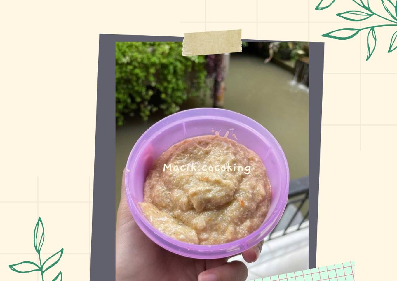 Bubur MPASI Ayam Lodeh