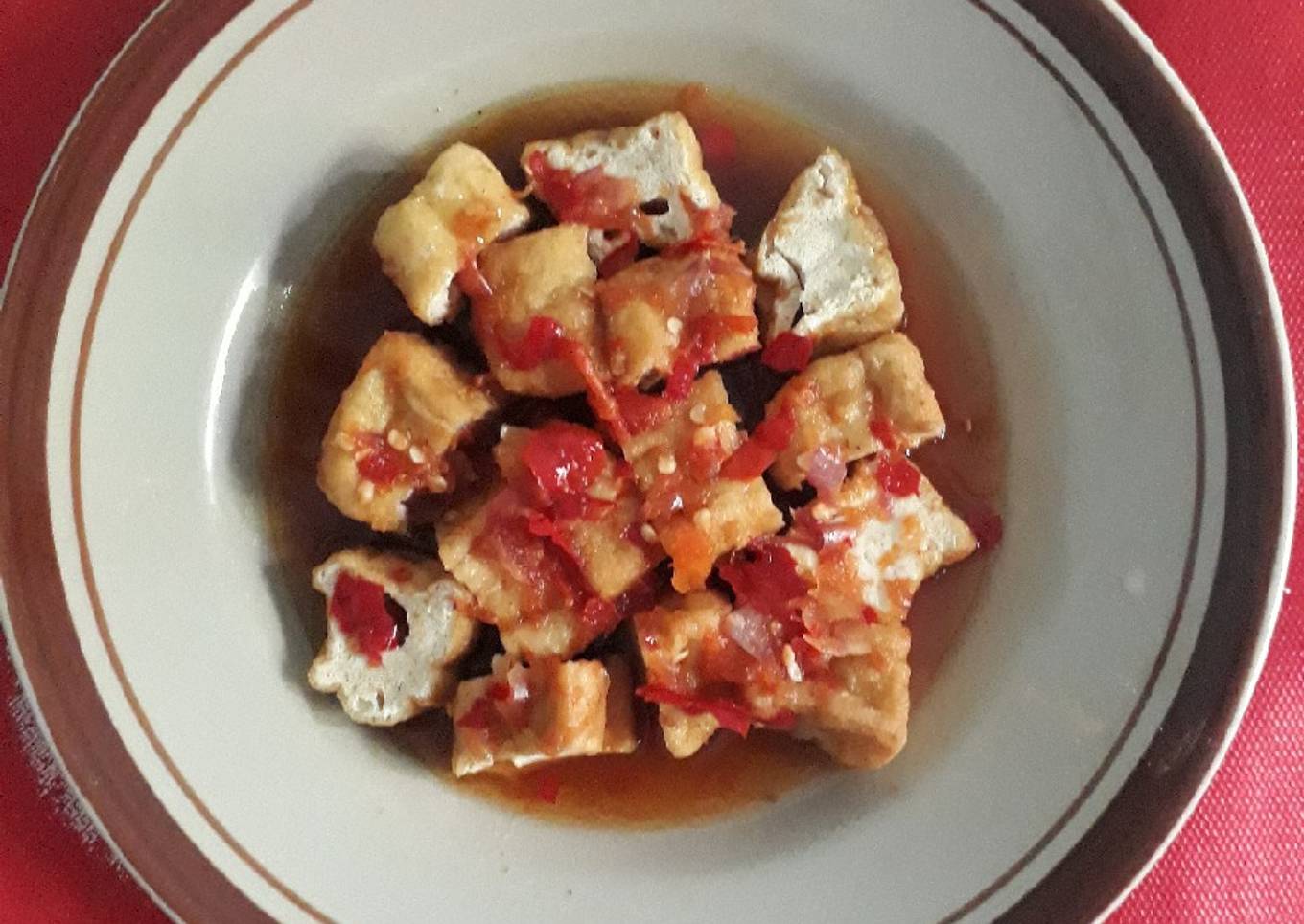 Tahu Gejrot simple