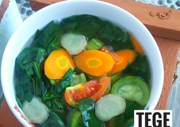 Tege katuk / sayur bening katuk