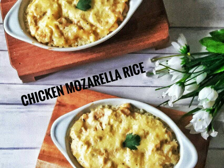 Cara Gampang Menyiapkan Chicken Mozarella Rice, Sempurna