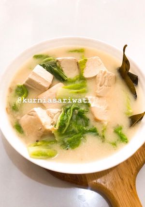 Foto resep Sawi Putih Santan