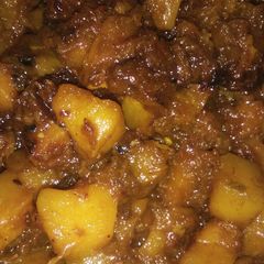 A picture of Khatta meetha pumpkin.