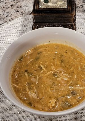 A picture of My Best White Bean Chicken Chili.