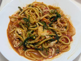 Mie kangkung Terasi