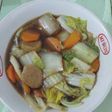 Tumis kuah sawi putih dan wortel