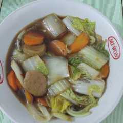 รูปของ Tumis kuah sawi putih dan wortel