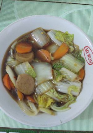 Foto resep Tumis kuah sawi putih dan wortel