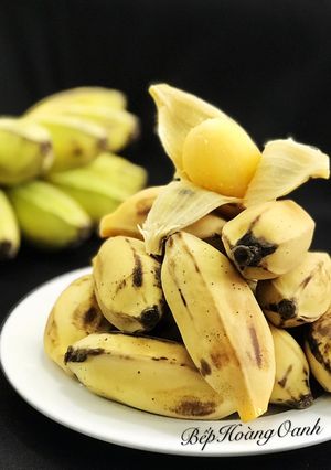 Hình của món Chuối Sáp Luộc.