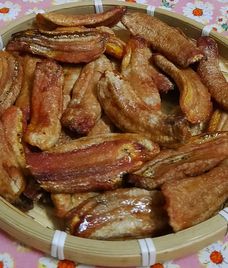 chuối chín sấy dẻo