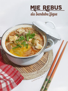 Foto resep Mie Rebus ala Sundubu Jjigae