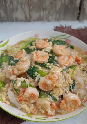 Foto resep Kwetiau Siram Udang
