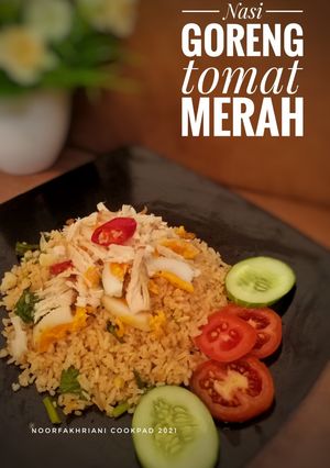 Foto resep Nasi Goreng Tomat Merah (banjar)