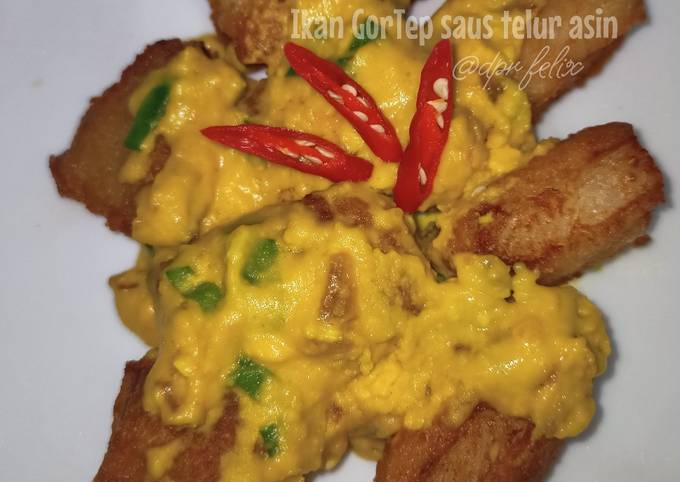 Resep Ikan Goreng tepung saus telur asin oleh Sarah Rahayu Resep Ikan Goreng tepung saus telur asin oleh Sarah Rahayu