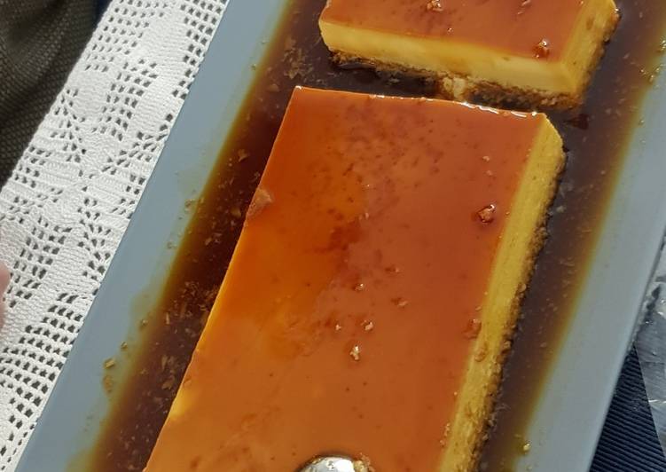 Recette Des Flan coco caramel