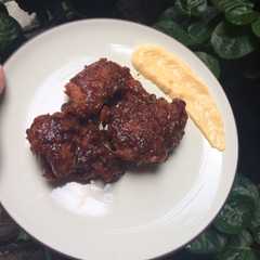 รูปของ Chicken fire wings + cheese sauce ala riche*se