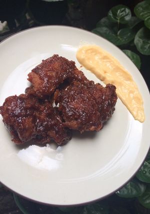 Foto resep Chicken fire wings + cheese sauce ala riche*se