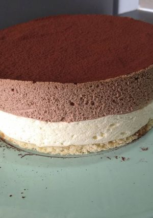 Une photo de Entremet chocolat mascarpone