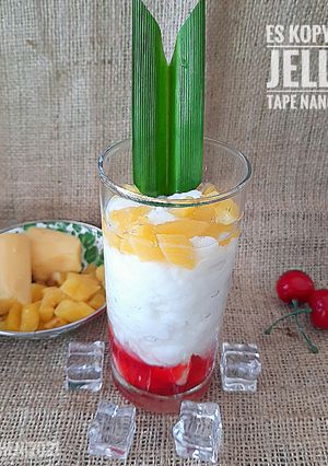 Foto resep Es Kopyor Jelly Tape Nangka🍹