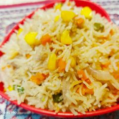 A picture of Mexican Rice.