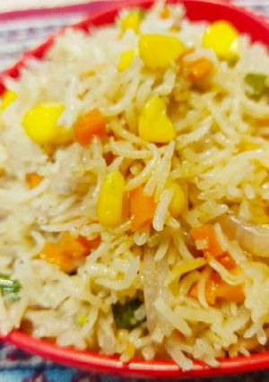 A picture of Mexican Rice.