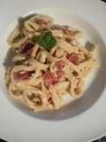 Tallarines a la carbonara