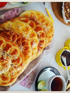 عکسی از دستور نان زعفرانی