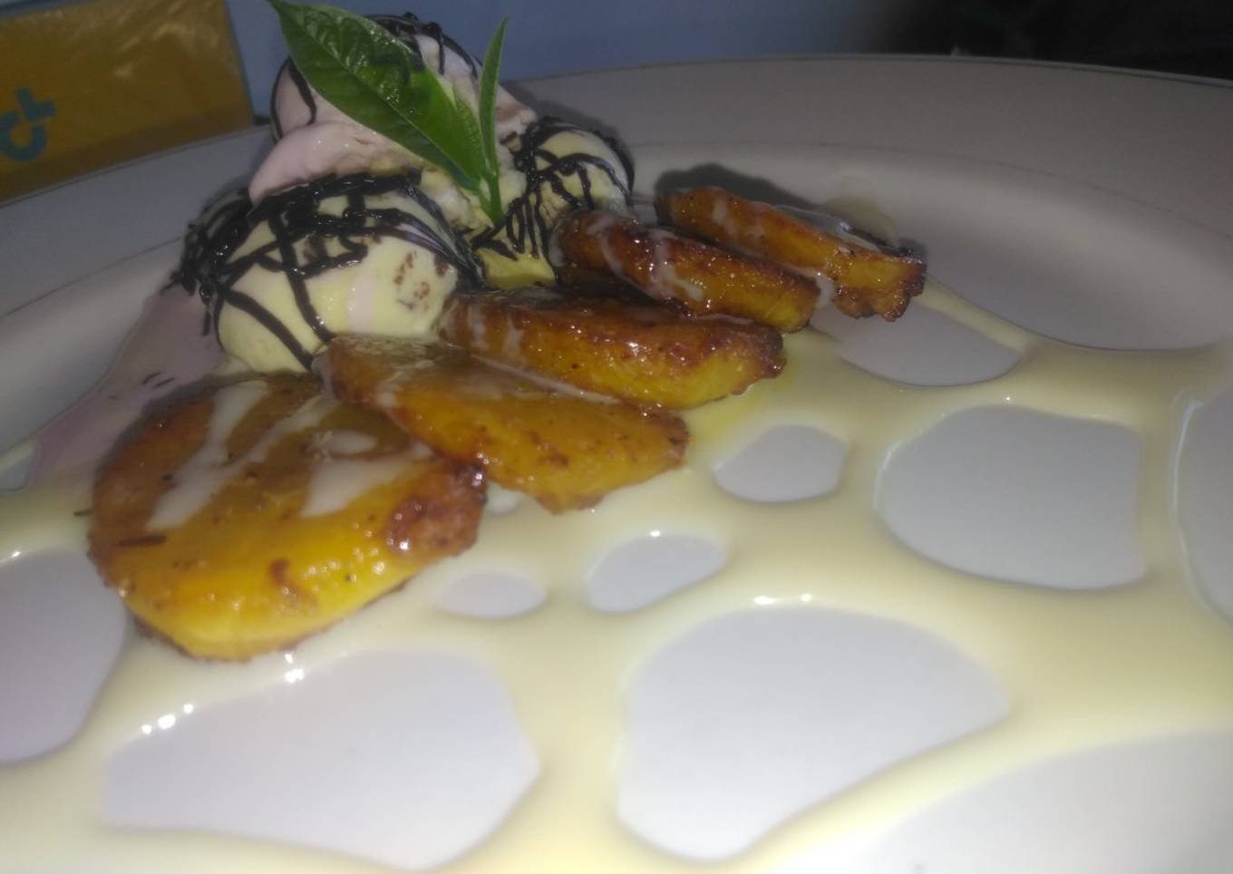 Plátanos flameados🔥🍌