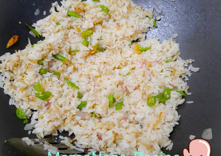 3. Nasi goreng teri medan cabe rawit 💕