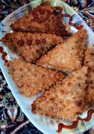 عکسی از دستور سمبوسه گوشت