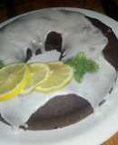 Torta de chocolate y glasé de limón