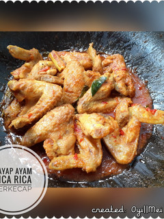 Foto resep Sayap Ayam Rica Rica Berkecap