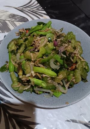 Foto resep Tumis pare teri