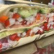Lasaña fría de salmón y aguacate